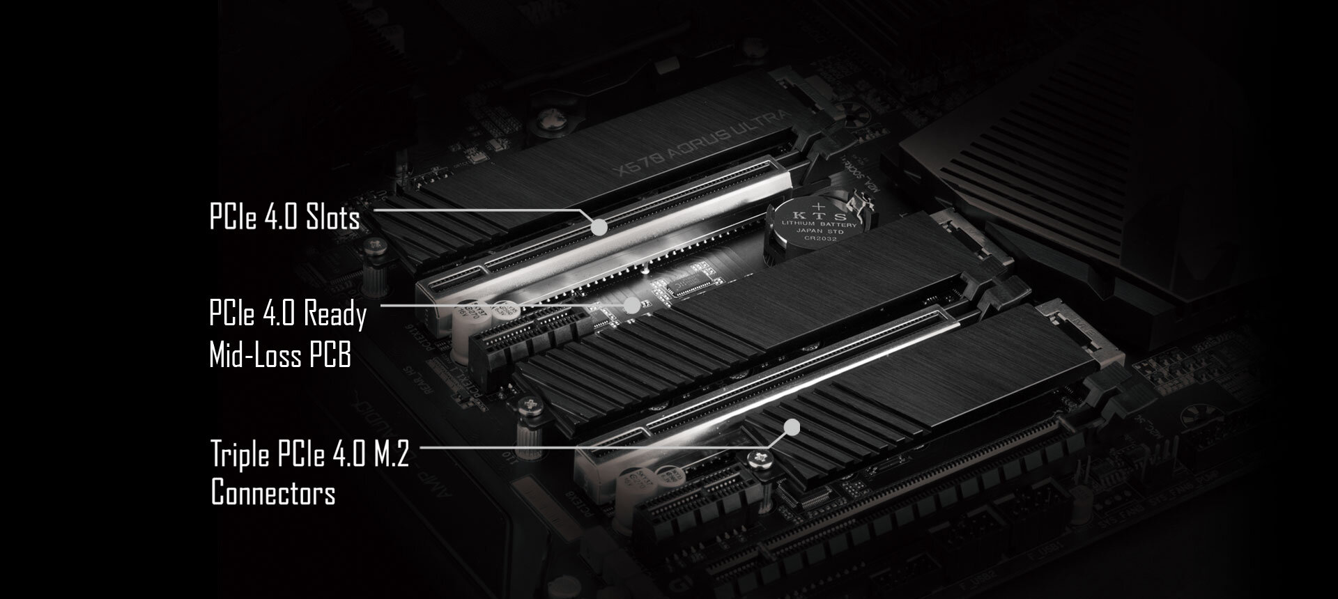 Main Gigabyte X570 AORUS ULTRA (Chipset AMD X570/ Socket AM4/ VGA onboard)