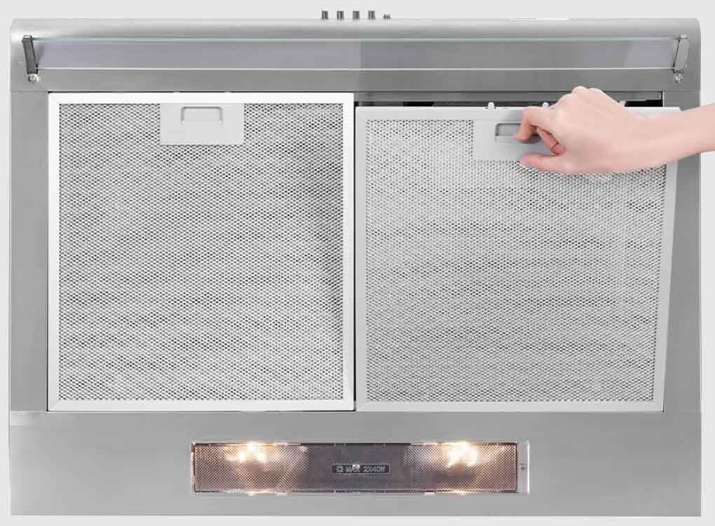 Máy hút mùi Pramie CL9S-700 trang bị hệ thống 2 đèn LED 