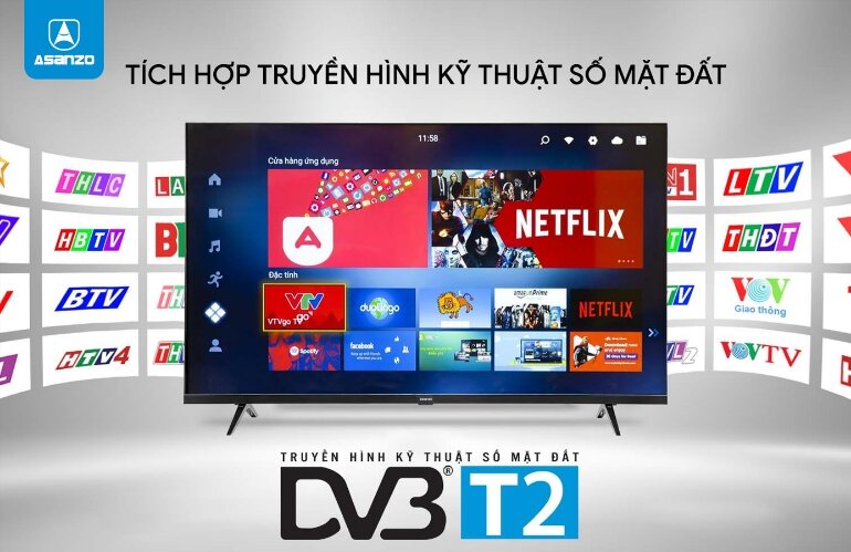 Tivi Asanzo 43U73- 4K 43 inch