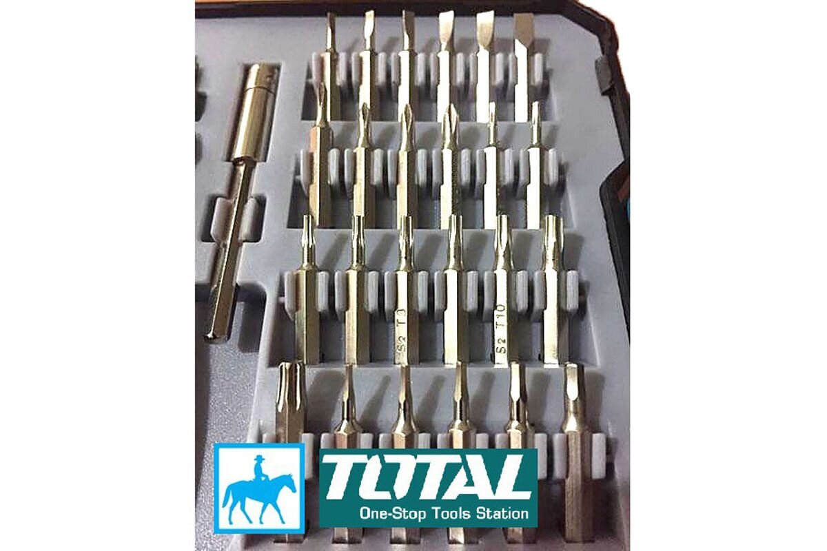 Bộ tua vít sửa điện thoại 32 chi tiết Total THT250PS0321