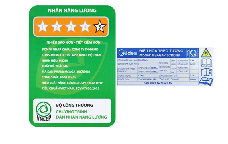 Điều hòa Midea Inverter 9000 BTU 1 chiều MSAGA-10CRDN8 -gas R-32 4 Điều hòa Midea Inverter 9500 BTU MSAGA-10CRDN8