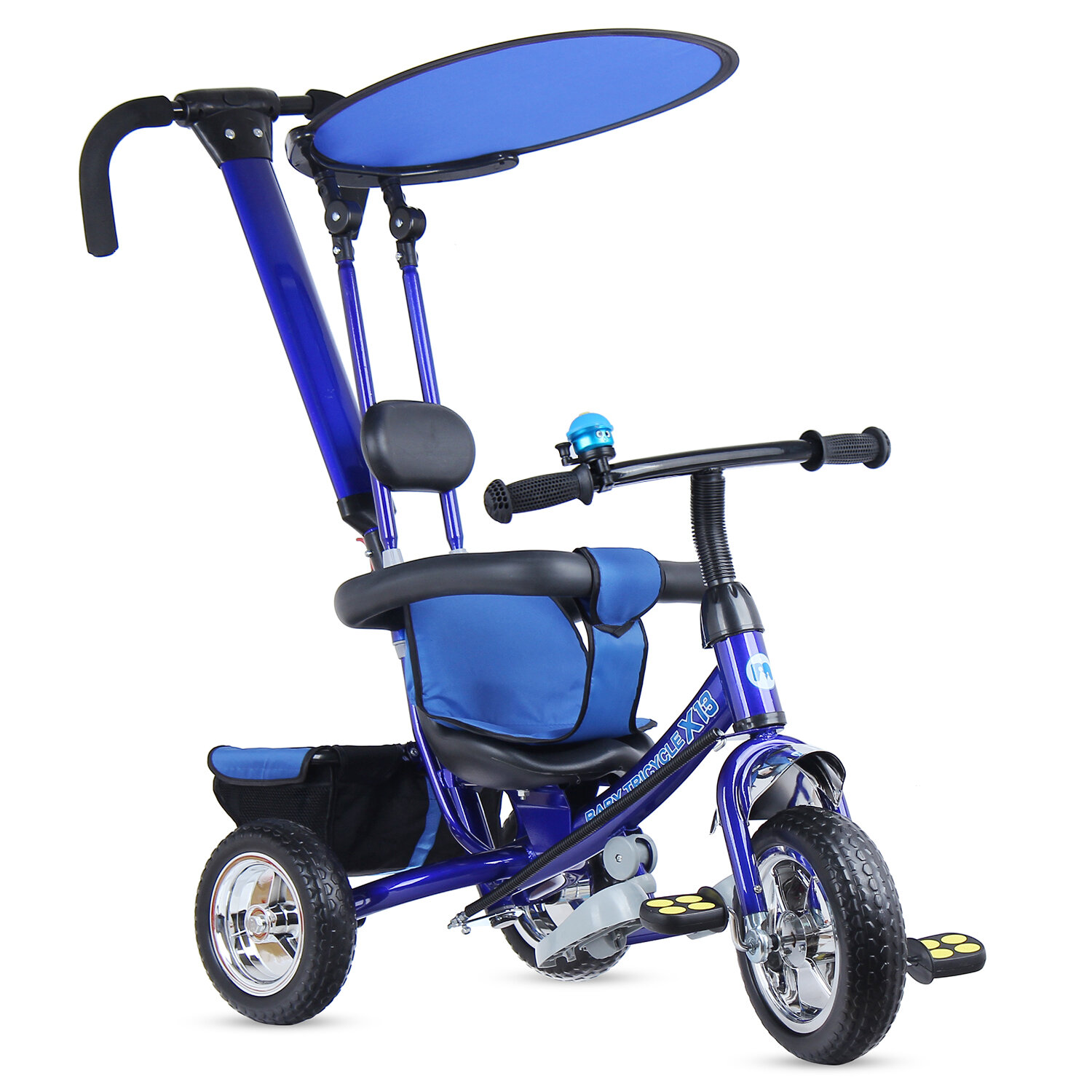  Xe đạp 3 bánh Baby Tricycle Flamingo X13 màu xanh