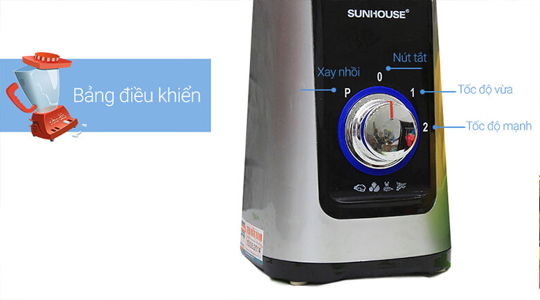Máy xay sinh tố Sunhouse SHD 5322 Đen Máy xay sinh tố Sunhouse SHD 5322 Đen