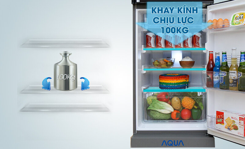 Tủ lạnh Aqua 204 lít AQR-I226BN Tủ lạnh Aqua 204 lít AQR-I226BN