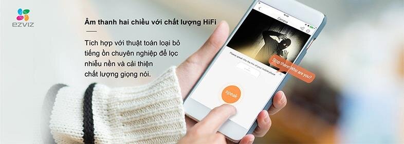 Camera quay quét Wifi theo dõi chuyển động EZVIZ Husky air CS-CV310 720P Camera quay quét Wifi theo dõi chuyển động EZVIZ Husky air CS-CV310 720P
