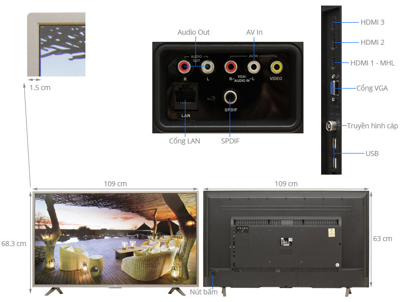 Smart Tivi TCL 48 inch L48S4700