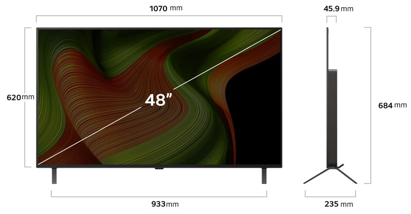 Smart Tivi OLED LG 4K 48 inch OLED48B5PSA