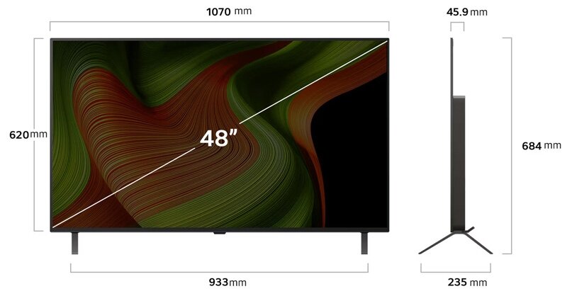Smart Tivi OLED LG 4K 48 inch OLED48B5PSA