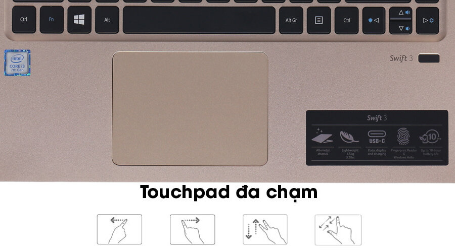 Acer Swift SF314 32EX i3 7100U/4GB/128GB/Win10/(NX.GKKSV.006) Acer Swift SF314 32EX i3 7100U/4GB/128GB/Win10/(NX.GKKSV.006)