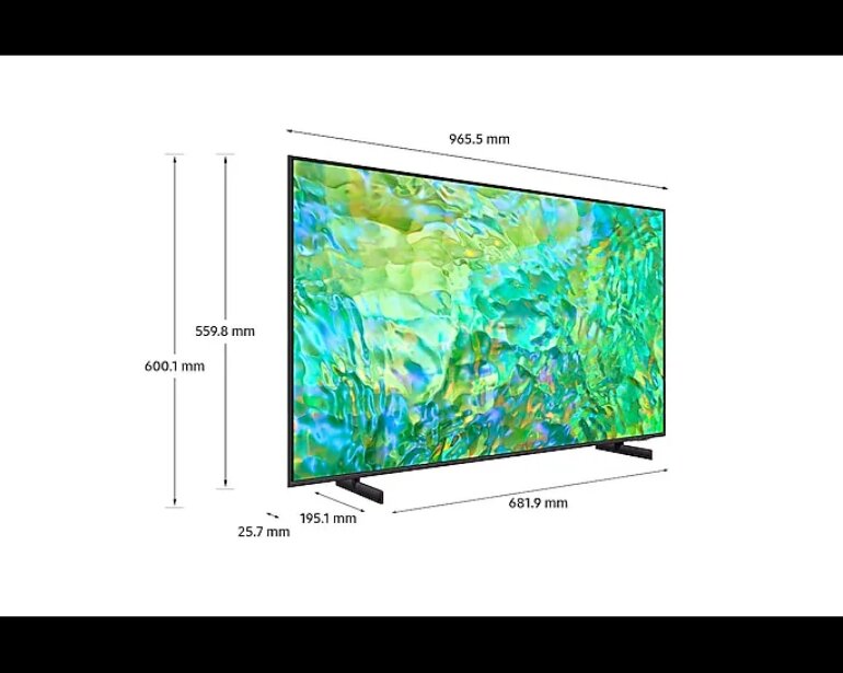 Smart tivi Samsung 4K 43 inch UA43CU8000