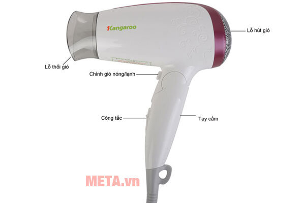 Máy sấy tóc Kangaroo KG622 (1.600W)