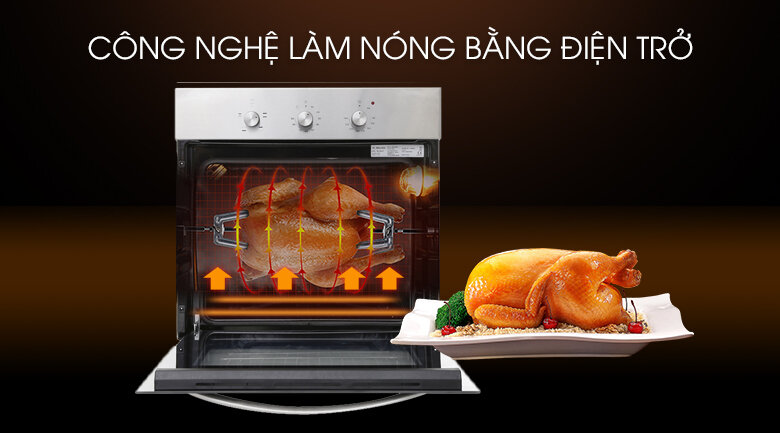 Lò nướng âm Malloca 65 lít MOV-655 EGT 65 lít Lò nướng âm Malloca 65 lít MOV-655 EGT 65 lít