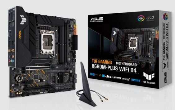 Mainboard Asus TUF Gaming B660M-Plus wifi D4 (ảnh 1)
