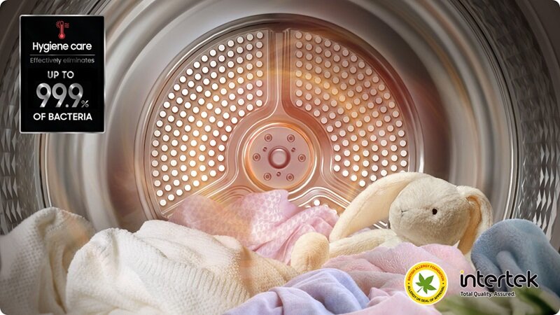 Máy sấy bơm nhiệt Samsung Inverter 9 kg DV90CGC2A0ABSV