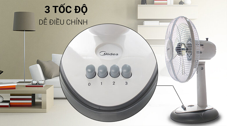 Quạt bàn Midea FT30-Y8BA Quạt bàn Midea FT30-Y8BA