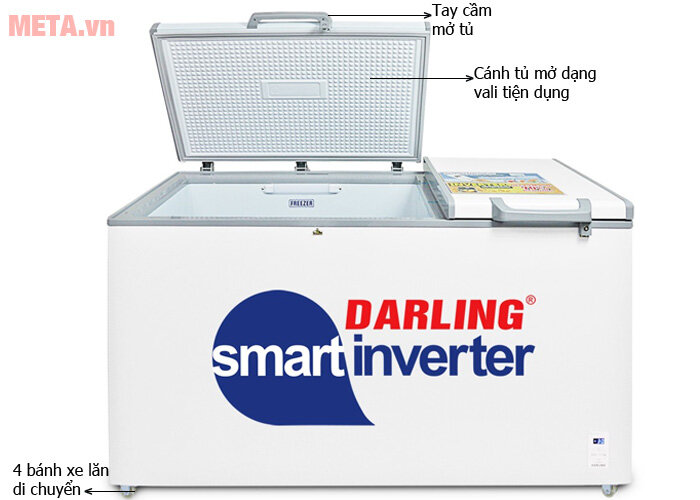 Tủ đông DARLING S-INVERTER DMF-7699 WSI (800 Lít)