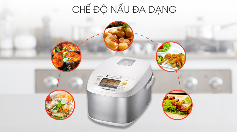Nồi cơm điện tử Panasonic 1.8 lít SR-ZG185SRAM Nồi cơm điện tử Panasonic 1.8 lít SR-ZG185SRAM