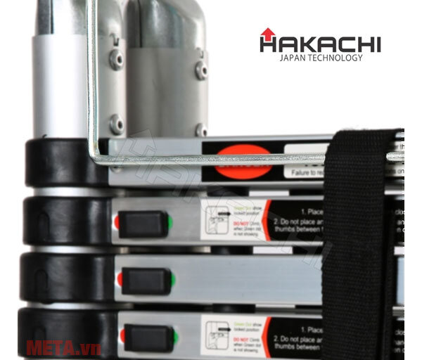 Thang nhôm rút gọn chữ A Hakachi HM-18CP