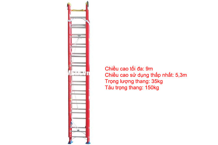 Thang cách điện hai đoạn Nikawa NKL-90