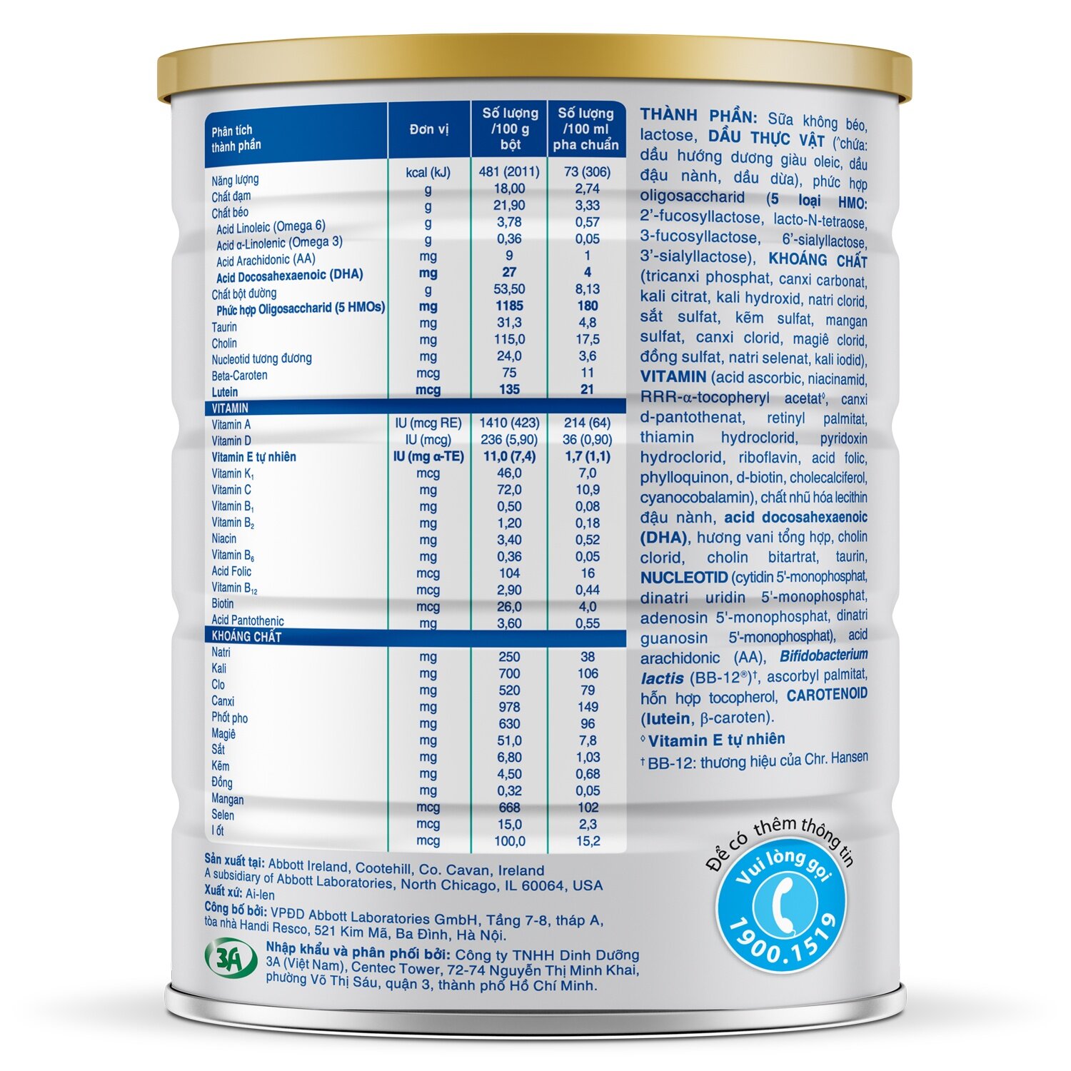 Sữa Similac số 4 Total Protection 900g dành cho bé 2-6 tuổi (Bao bì mới)