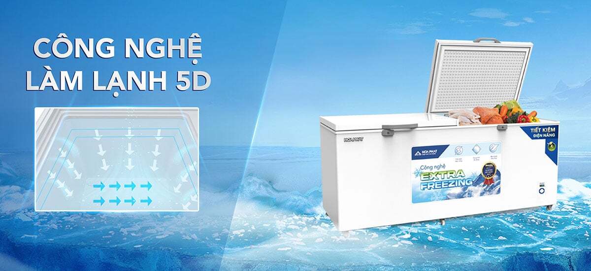 HPF-AD6544.1 dùng công nghệ làm lạnh 5D HPF-AD6544.1