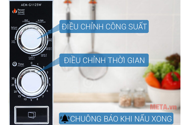 Lò vi sóng Aqua AEM-G1125W (17 lít)