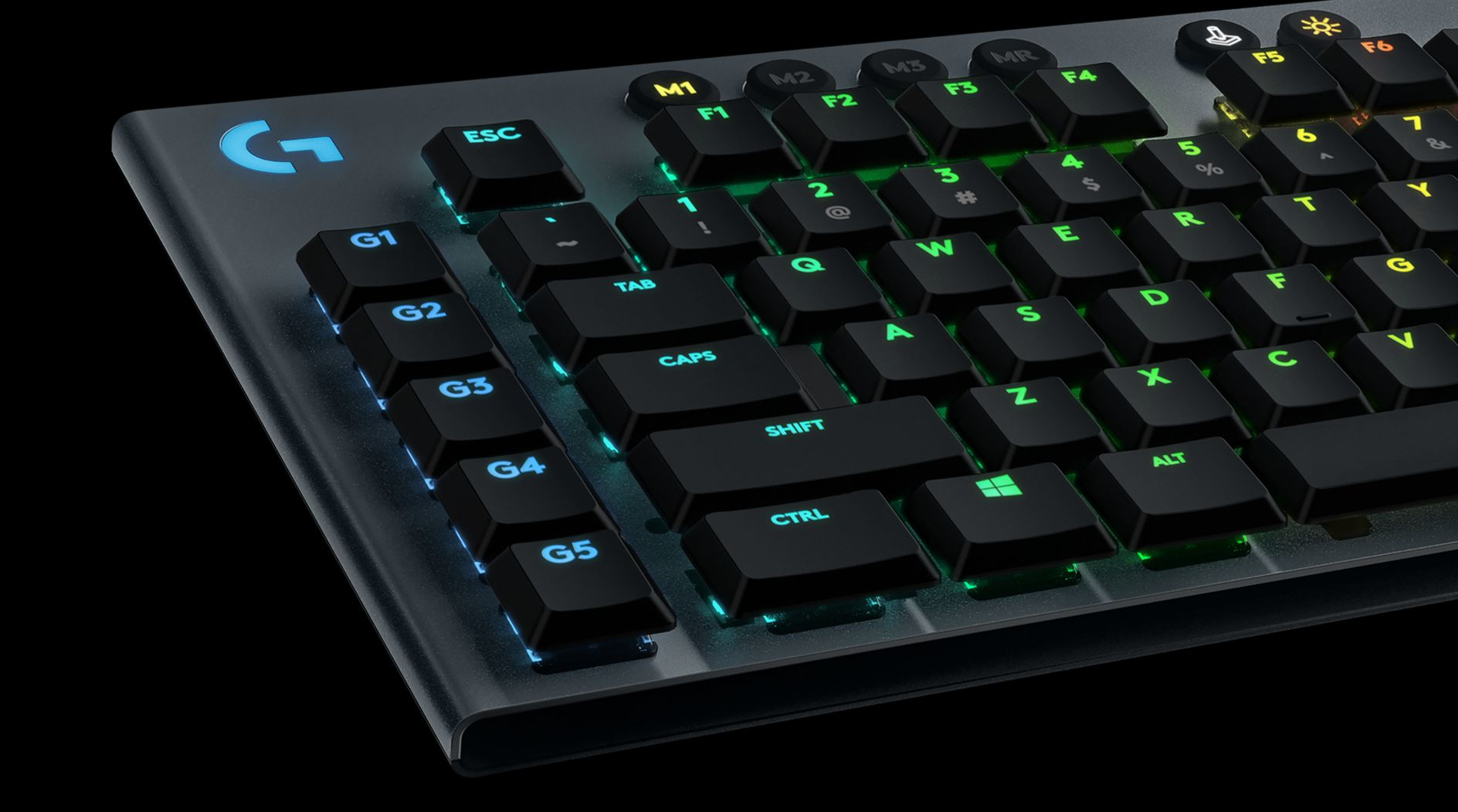 Bàn phím cơ Logitech G813 LIGHTSYNC RGB MECHANICAL TACTILE (920-008995)