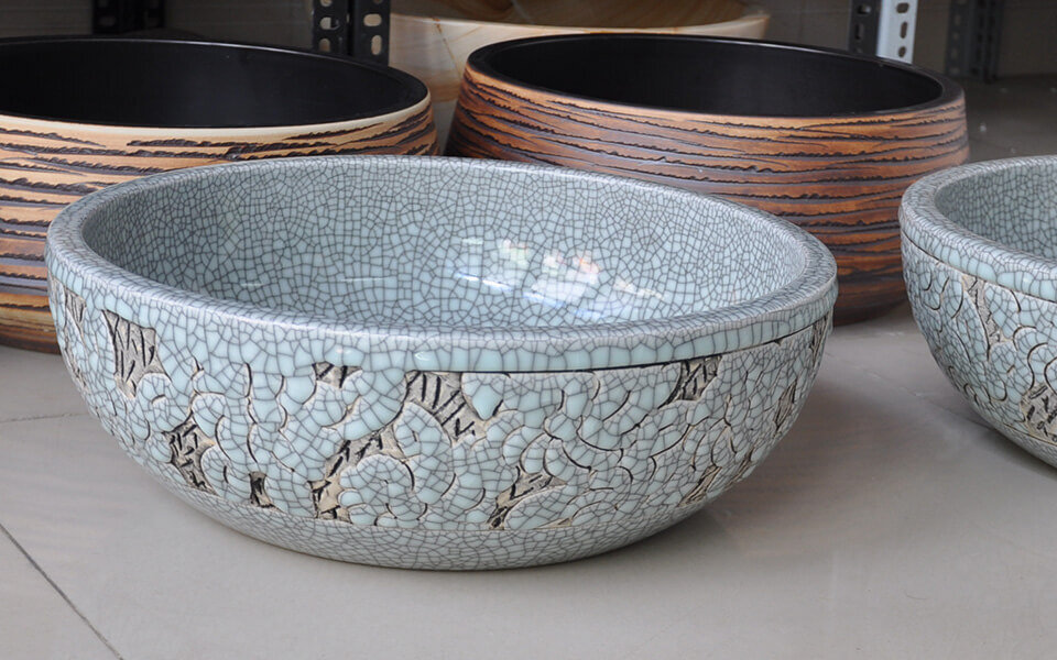 lavabo hoa văn Kanly Su126