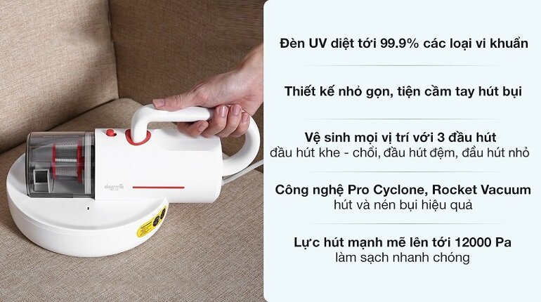Máy hút bụi cầm tay đa năng Deerma DEM-CM1300