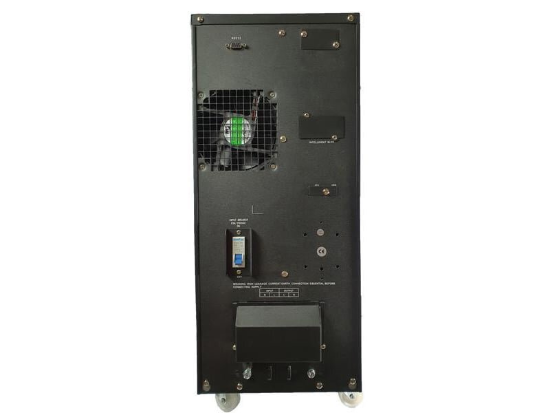 Mặt sau bộ lưu điện Bộ lưu điện UPS Online Tower Sorotec HP9116C 10K