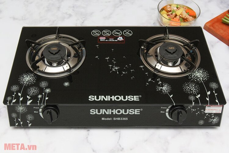 Bếp gas dương kính Sunhouse SHB-3365 Bếp gas dương kính Sunhouse SHB-3365