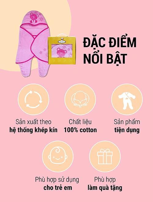 0007240000016 Khan choang tam cao cap cho be Mollis N28 (mat gau hong)_Banner 1