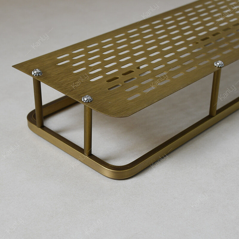 Kệ treo góc nhà tắm bằng đồng Kanly GCK30 / GCK30B