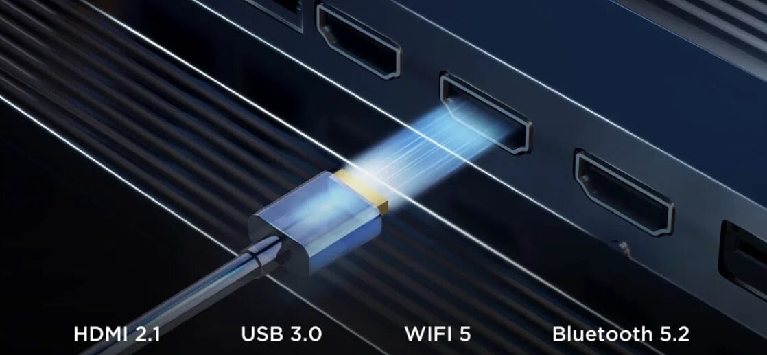 Tivi TCL 75P6K có tốc độ truyền dữ liệu nhanh chóng với kết nối HDMI 2.1