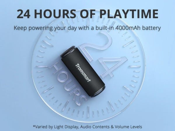 Loa bluetooth Tronsmart T7 Lite sạc đầy sử dụng tối đa 24 giờ Loa bluetooth Tronsmart T7 Lite sạc đầy sử dụng tối đa 24 giờ