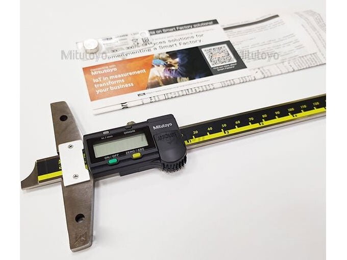 Thước đo độ sâu điện tử Mitutoyo có màn hình LCD Thước đo độ sâu điện tử Mitutoyo