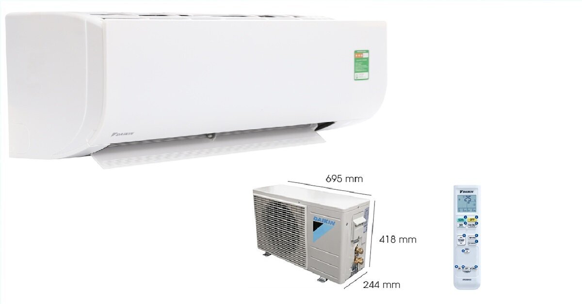 Máy lạnh Daikin FTF25NV1V - 9.000BTU, 1 chiều