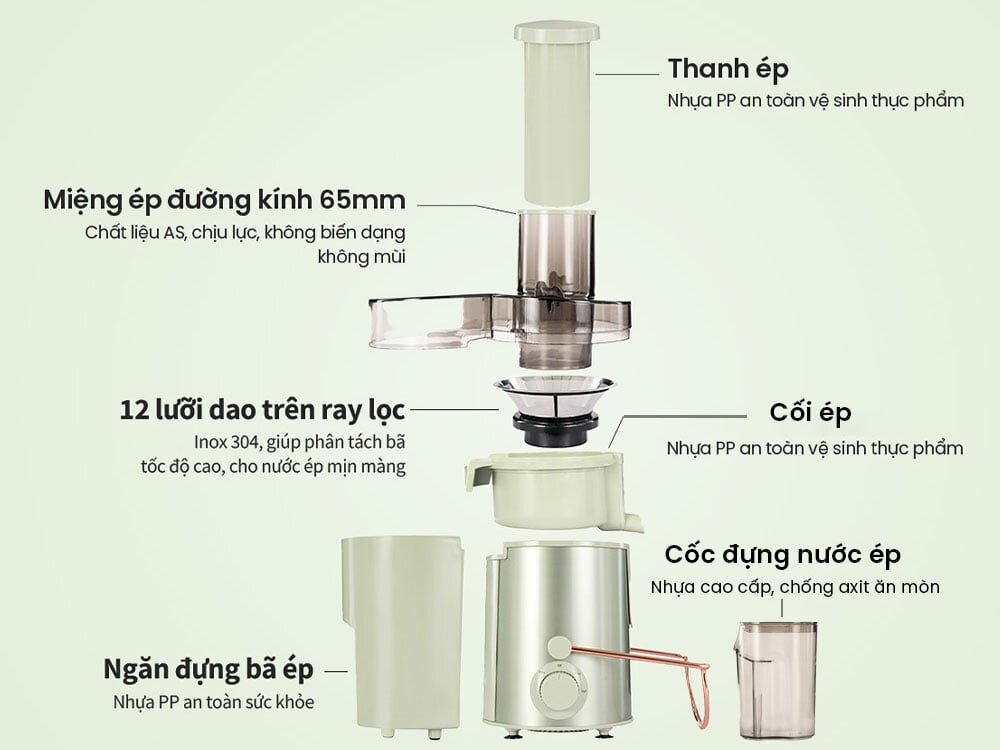 Máy ép trái cây CJC-28SGJ0A0