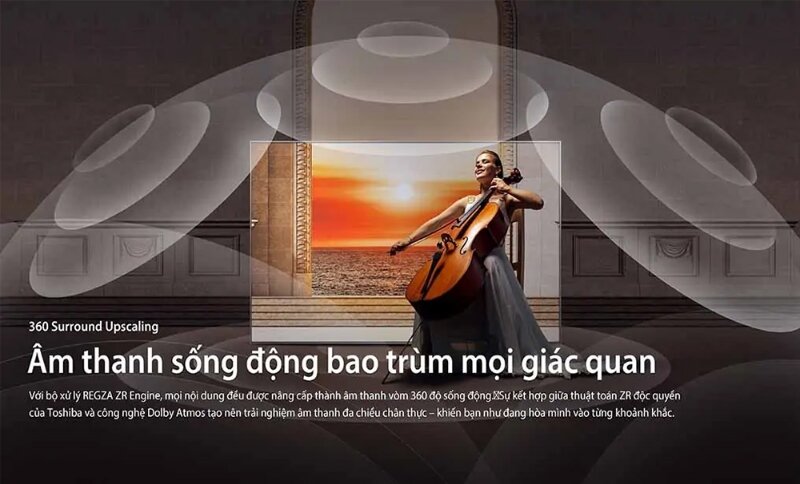 Smart Tivi QLED Toshiba AI 4K 43 inch 43M450RP