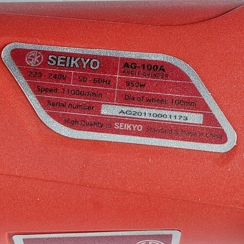 Máy Mài Góc Seikyo AG-100A 950W