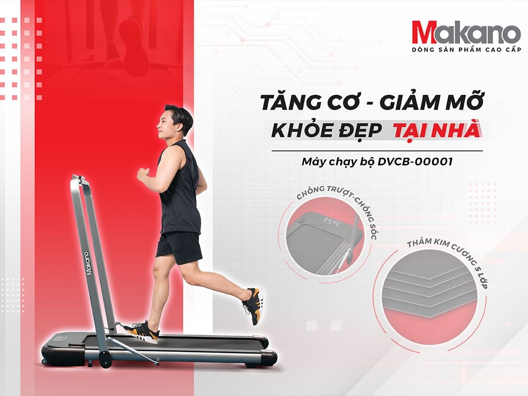 Máy chạy bộ Makano DVCB-00001