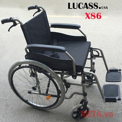 Xe lăn hợp kim nhôm Lucass X86 (có phanh)
