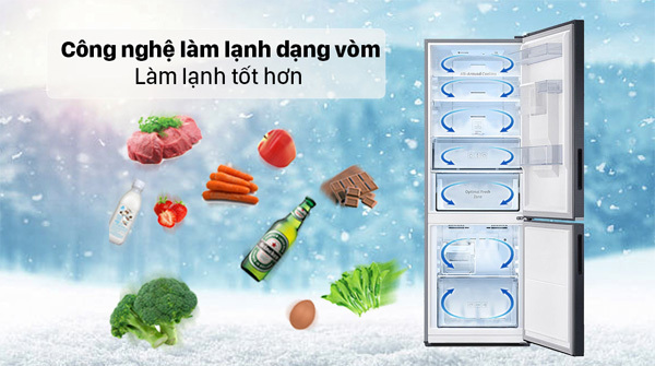 Công nghệ làm lạnh Tủ lạnh Samsung Inverter 307 lít RB30N4190BU/SV Mới 2021