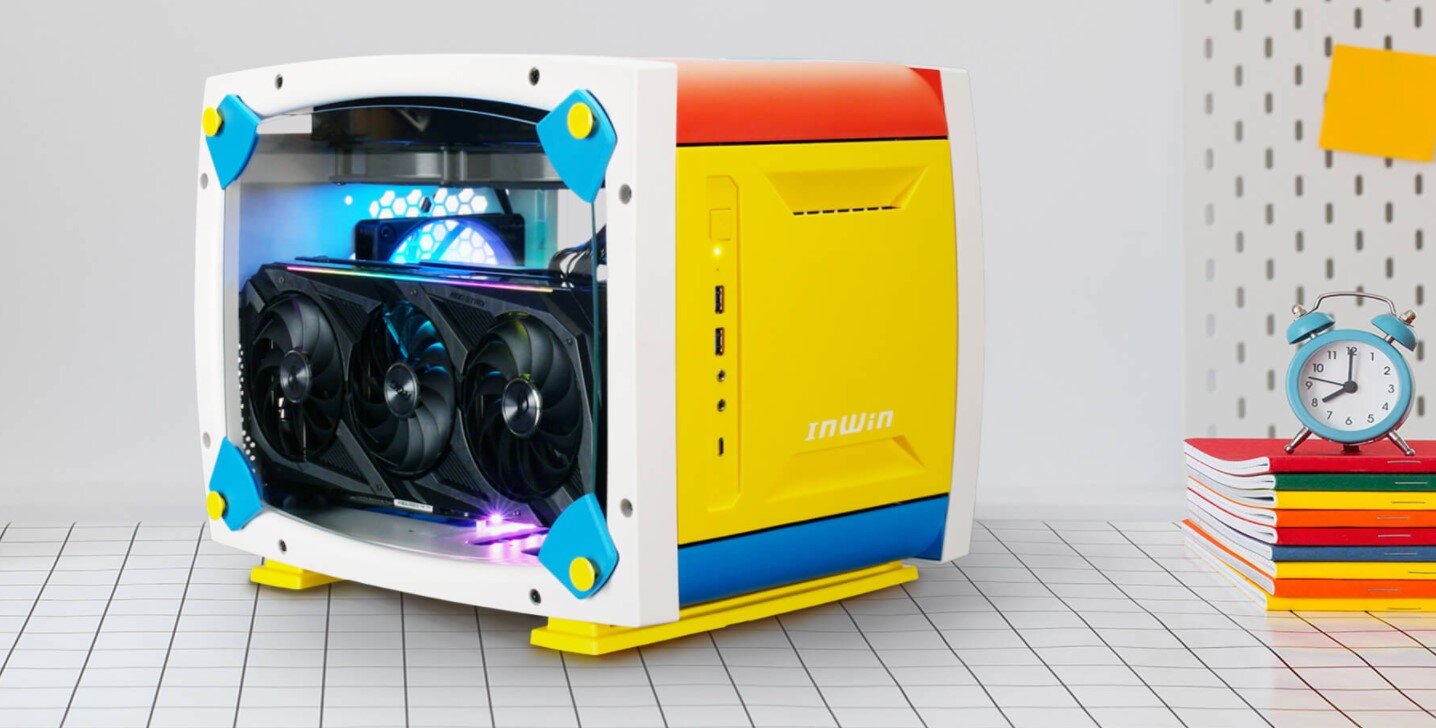 Vỏ Case Inwin Explorer Justice White (Mini Tower/Màu Trắng)