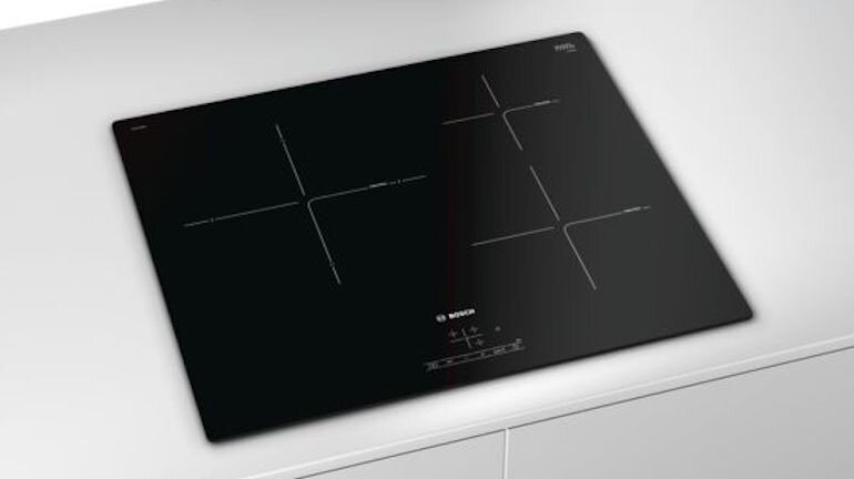 Bếp từ 3 bếp Bosch PIJ611BB1E 7400W với chức năng khóa trẻ em an toàn, tiện lợi. 