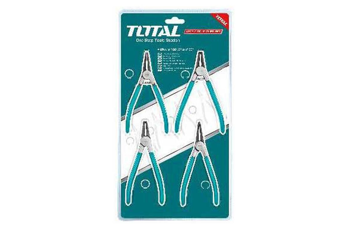 Bộ 4 kềm mở phe 125mm Total THTJ214041