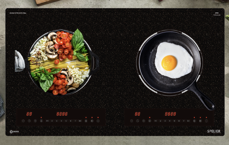 Bếp từ 2 vùng nấu Spelier SPM-928I Plus Snow được trang bị nhiều tính năng an toàn