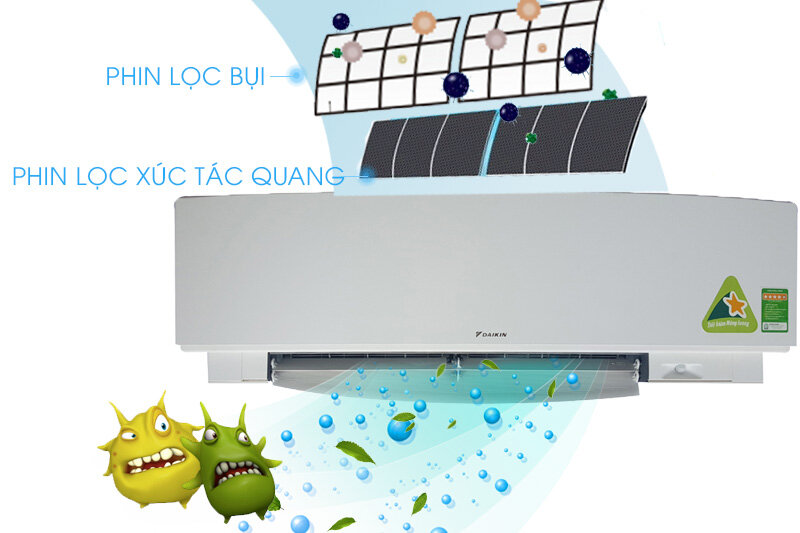 Điều hòa 2 chiều Daikin Inverter 1 HP FTXJ25NVMVW Điều hòa 2 chiều Daikin Inverter 1 HP FTXJ25NVMVW