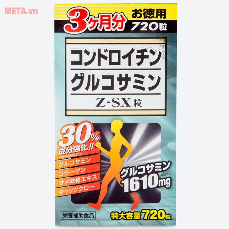 Viên uống hỗ trợ xương khớp Glucosamin Chondroitin Z-SX (Lọ 720 viên)