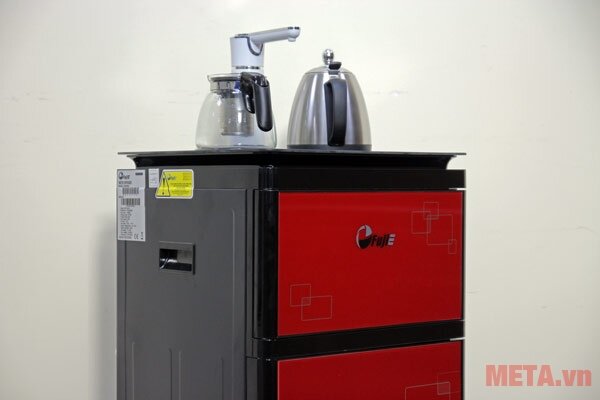 Cây nước nóng lạnh kết hợp với bàn pha trà, cà phê FujiE WD3000C